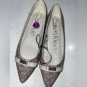 Calvin Klein Women's Brown Flats